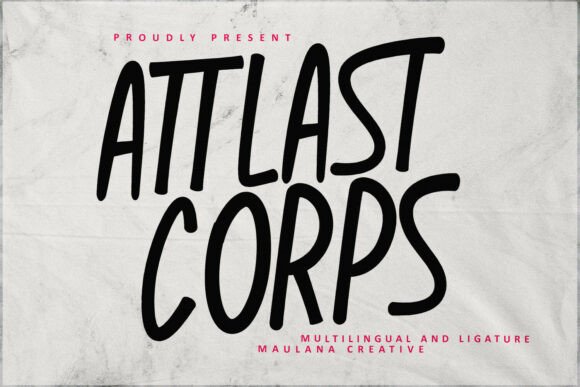 Attlast Corps: The Perfect Handwritten Typeface for Crafters