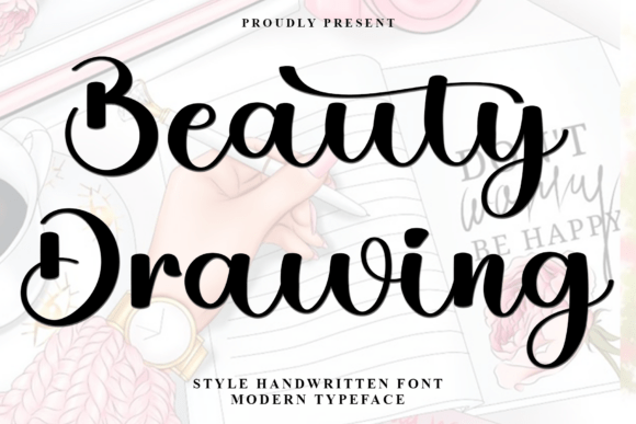 Beauty Drawing: A Script Font for Polished Brand Identity