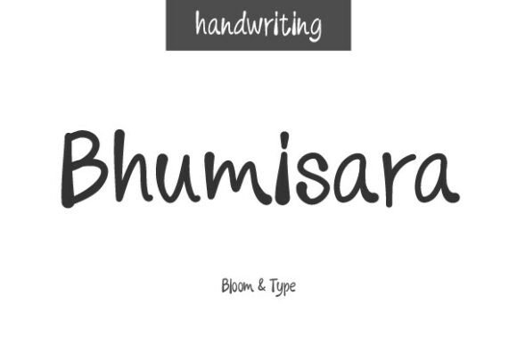 Bhumisara: The Handwritten Typeface for Modern Brand Storytelling