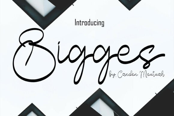 Bigges Typeface: A Designer’s Take on Soft Script Branding