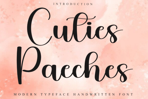 Cuties Paeches: A Festive Typeface for Holiday Branding