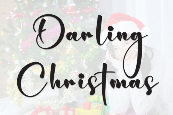 Darling Christmas: A Modern Script Typeface for Editorial Design