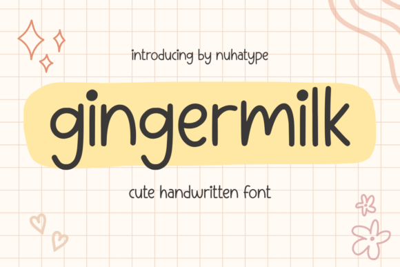 Gingermilk: A Handwritten Typeface for Modern Web Design
