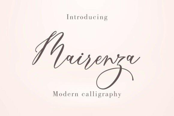 Mairenza: Elevating Handmade Brand Identity with Elegant Typography