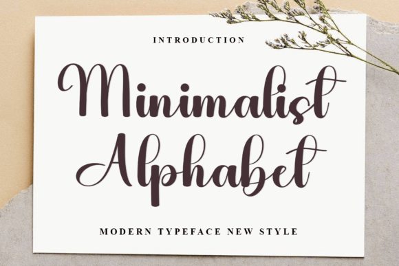 Minimalist Alphabet: A Web Designer’s Take on Modern Handwritten Script Fonts