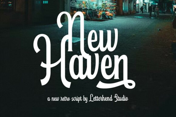 New Haven: The Retro Script Font for Polished Brand Identity