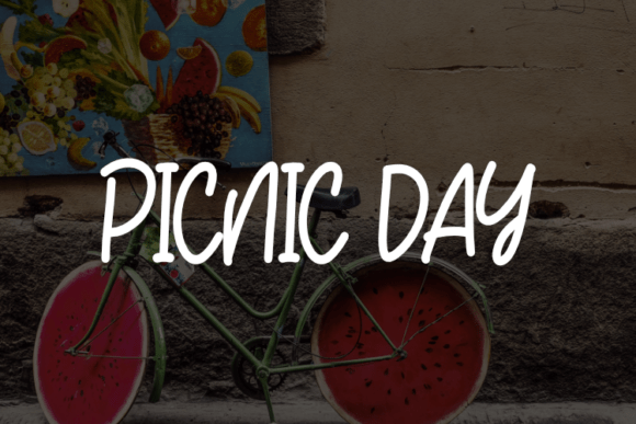 Picnic Day: A Playful Script Font for Modern Editorial Design