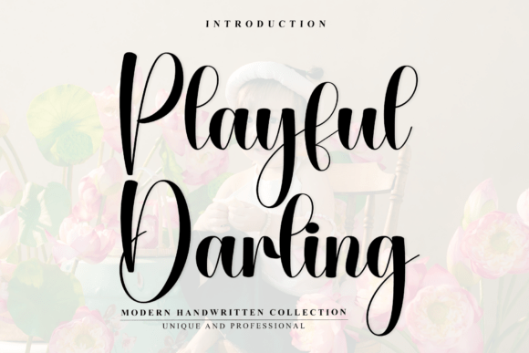 Playful Darling: The Script Typeface That Elevates Handmade Branding