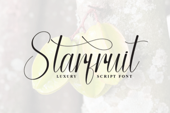 Starfruit: A Script Font for Modern Web Design