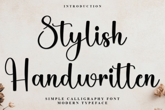 Stylish Handwritten: Elevate Your Brand Identity With Elegant Script Typography