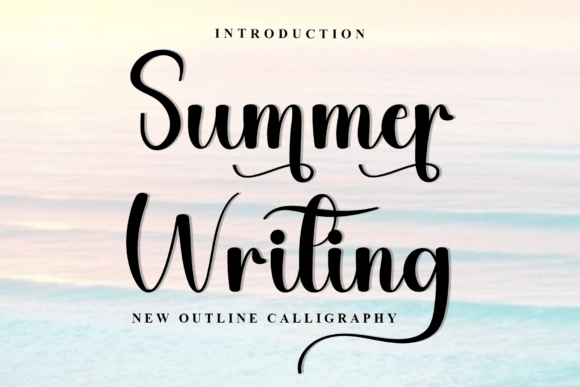 Summer Writing: A Festive Typeface for Holiday Branding