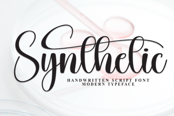 Synthetic Script Font: Elevate Handmade Branding and Printables
