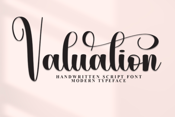 Valuation Font Review: A Stylish Script for Modern Branding